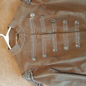 Guess olive green band jacket